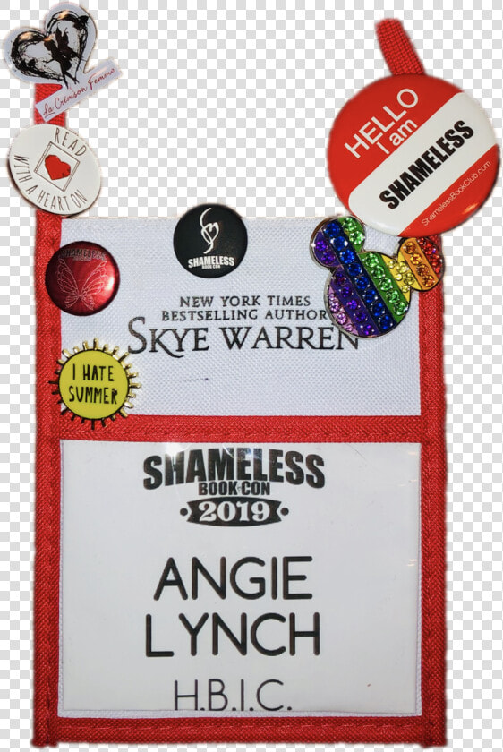 Shameless19 Lanyard Badge Flair Cut   Box  HD Png DownloadTransparent PNG