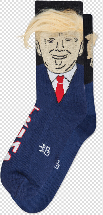 Trump Hair Dress Crew Socks   Governor Of Louisiana Trump Socks  HD Png DownloadTransparent PNG