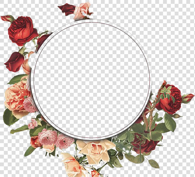 Round Flower Frame Png   Transparent Background Flower Frame Png  Png DownloadTransparent PNG