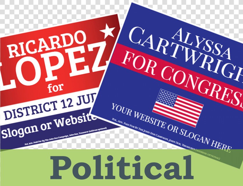 Political Yard Signs   Png Download   Eiffel Optic  Transparent PngTransparent PNG