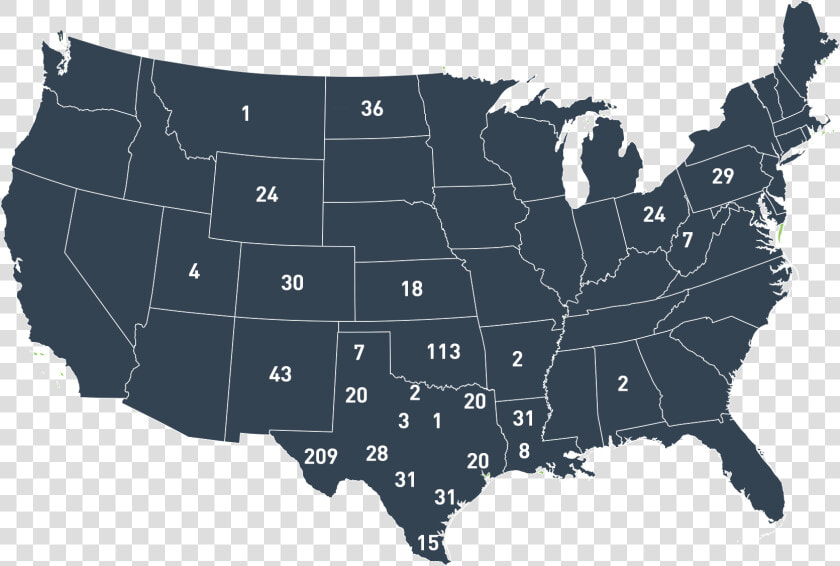 Oil Rig Activity Feb   Palo Alto Us Map  HD Png DownloadTransparent PNG