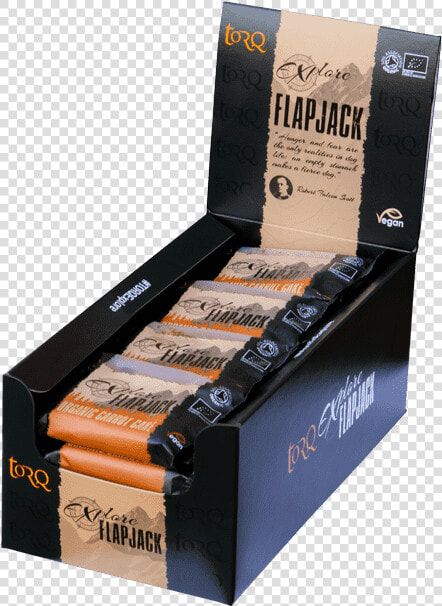 Box Of 20 Torq Explore Carrot Cake Flapjacks   Flapjack  HD Png DownloadTransparent PNG