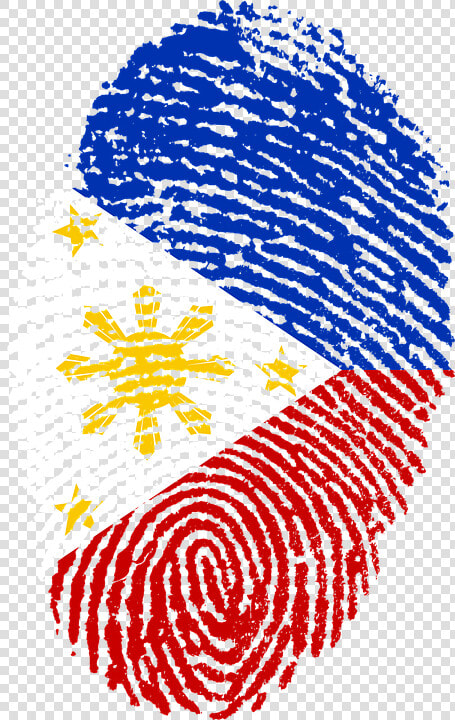 Philippines  Flag  Fingerprint  Country  Pride   Fingerprint Philippines  HD Png DownloadTransparent PNG