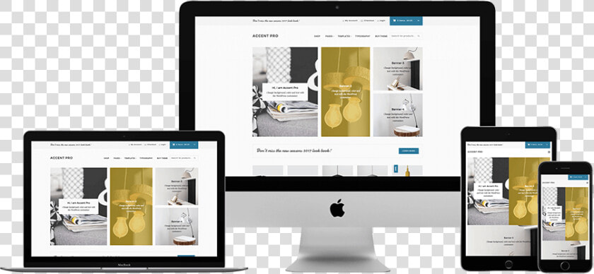 Wordpress Woocommerce Ecommerce Websites Example Accentpro   Mockup For Digital Course  HD Png DownloadTransparent PNG
