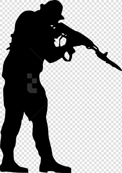 Free Png Soldier Silhouette Png   Silhouette Soldier Clipart  Transparent PngTransparent PNG