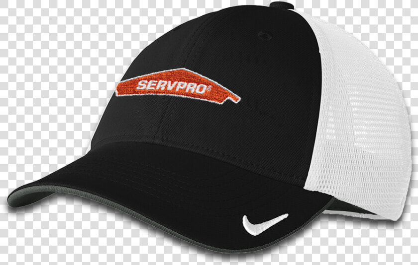 Servpro® pga Tour Nike Mesh Black White Cap L xl   Baseball Cap  HD Png DownloadTransparent PNG