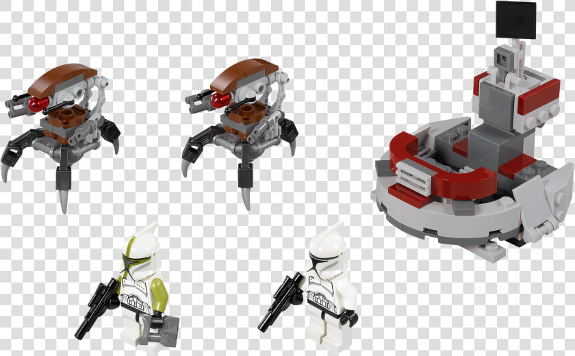 Lego Star Wars Clone Troopers Vs Droidekas   Png Download  Transparent PngTransparent PNG