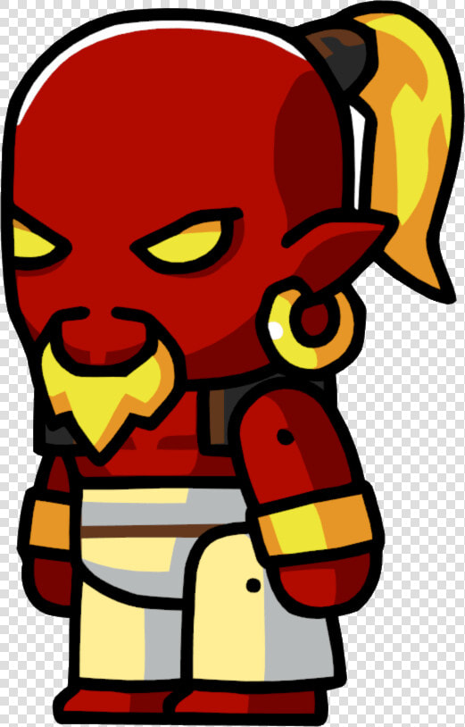 Scribblenauts Ifrit The Monster Clip Arts   Scribblenauts Unlimited Monsters  HD Png DownloadTransparent PNG