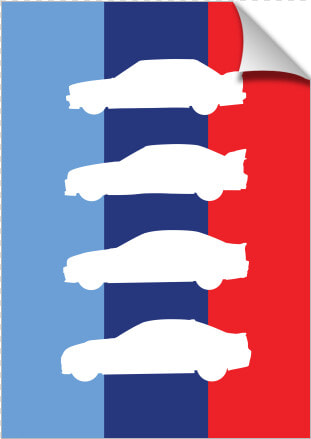 Bmw M3 Generations W  M stripe Background   Bmw M Artwork  HD Png DownloadTransparent PNG