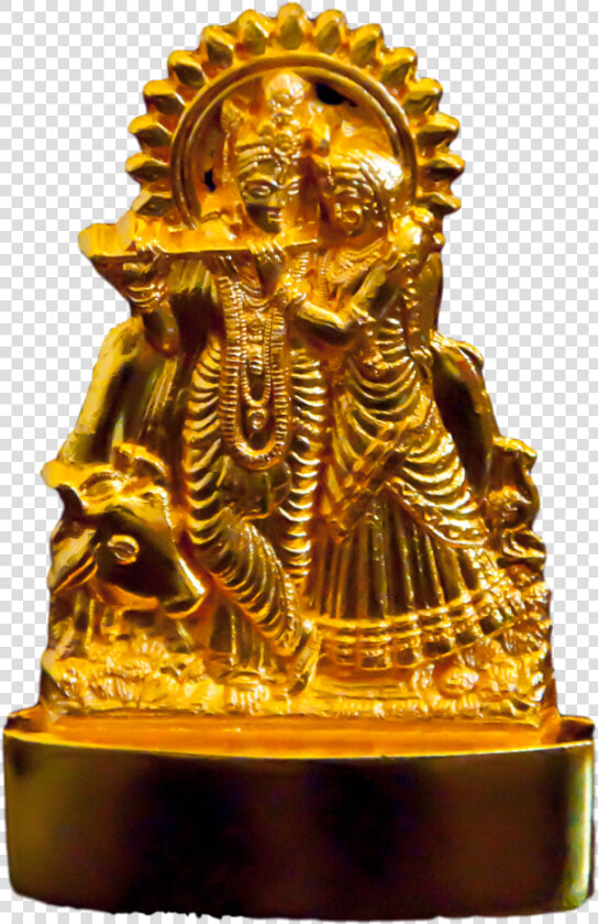 Radha Krishna Statue   Bronze Sculpture  HD Png DownloadTransparent PNG