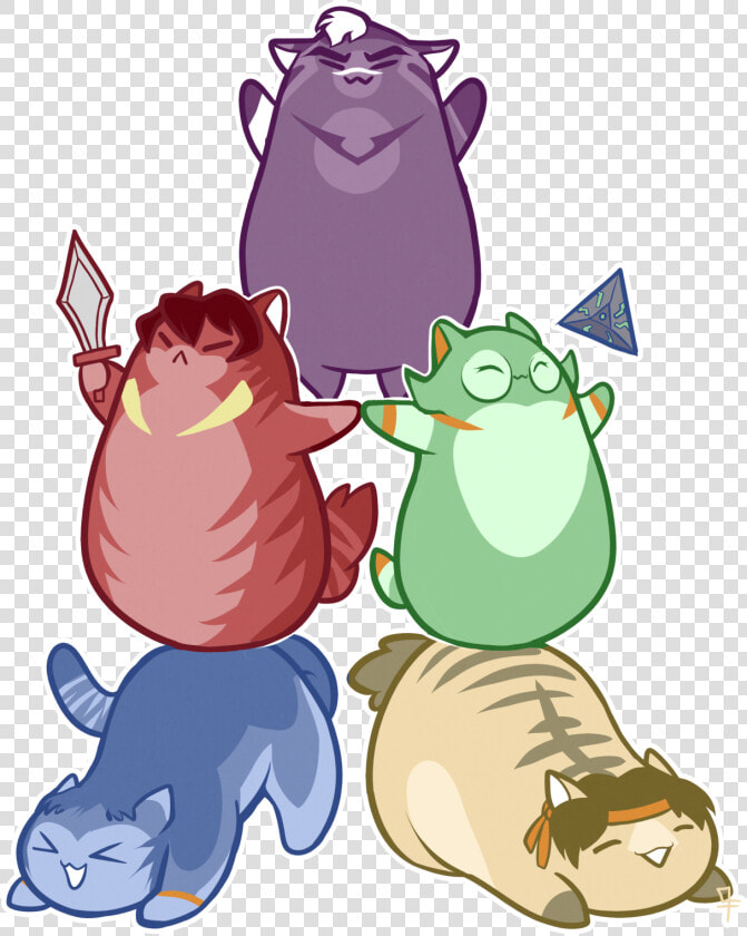 “fooooorm Voltron ”   Voltron Lions Chibi  HD Png DownloadTransparent PNG