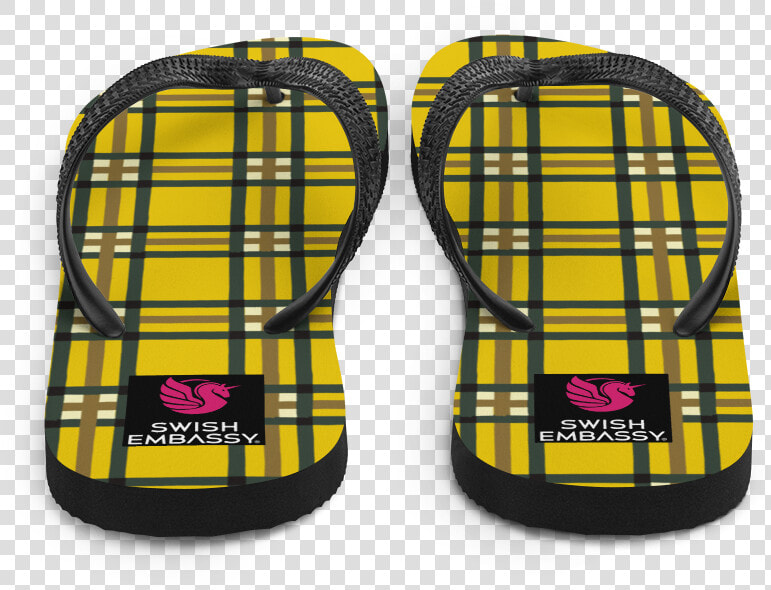 Clueless Flip Flops Swish Embassy Class   Plaid  HD Png DownloadTransparent PNG