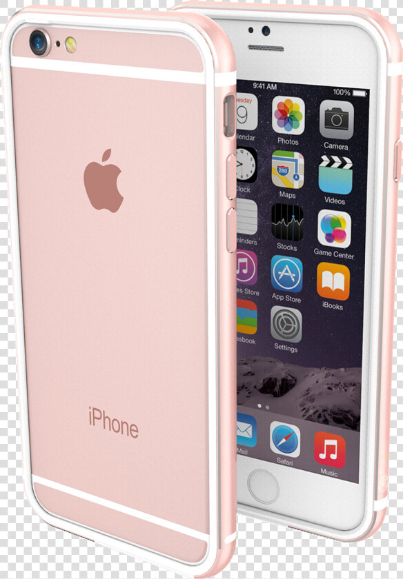 Transparent Iphone Outline Png   Rose Gold Iphone 6plus  Png DownloadTransparent PNG