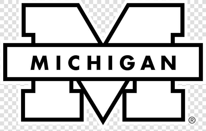 Transparent Michigan Wolverines Logo Png   Michigan Wolverines Logo Black And White  Png DownloadTransparent PNG