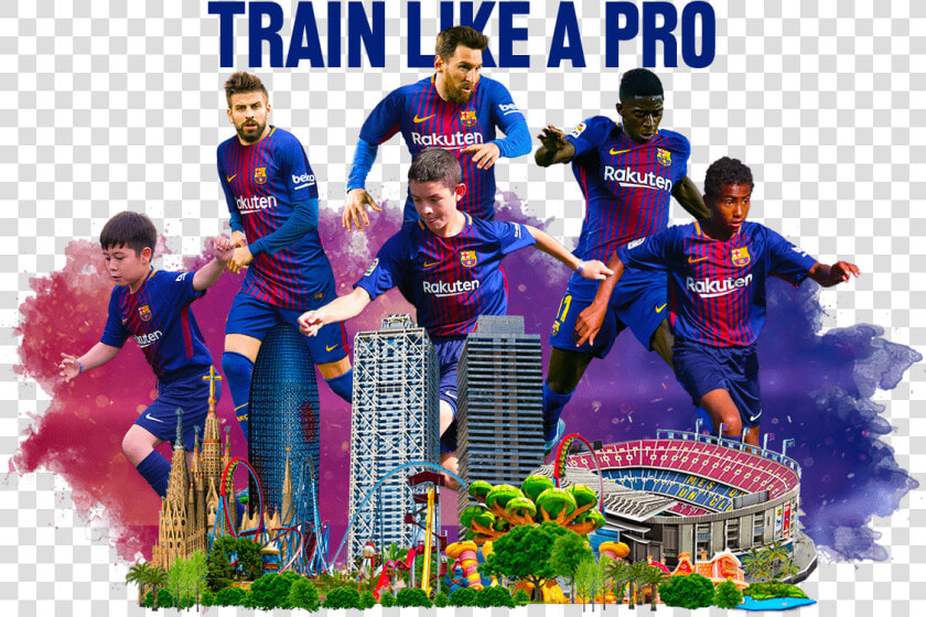 Fcbarcelona Soccer Camps In Barcelona   Crew  HD Png DownloadTransparent PNG