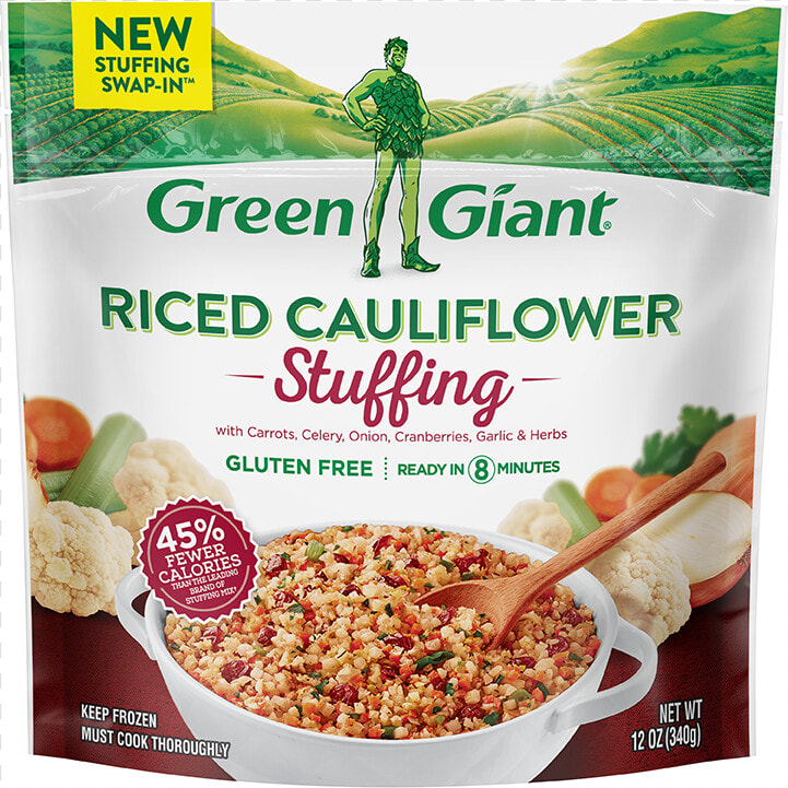 Green Giant Riced Cauliflower Stuffing  HD Png DownloadTransparent PNG