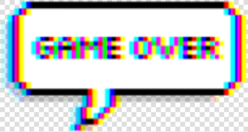 Game Gameover Glitch Tumblr Balloon Text   Sad Aesthetic Stickers Png  Transparent PngTransparent PNG