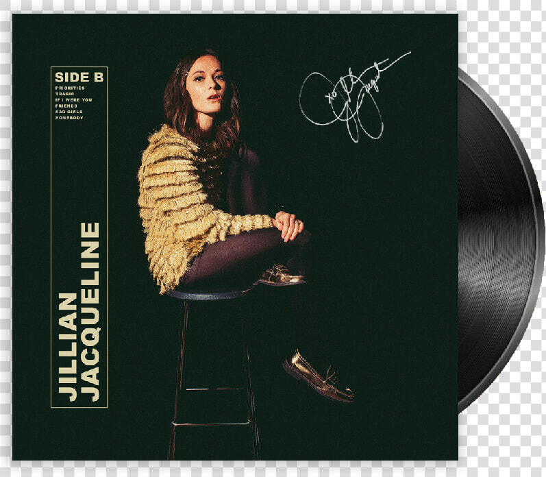 Jillian Jacqueline Signed Vinyl Side B Title Jillian   Jillian Jacqueline Side B  HD Png DownloadTransparent PNG