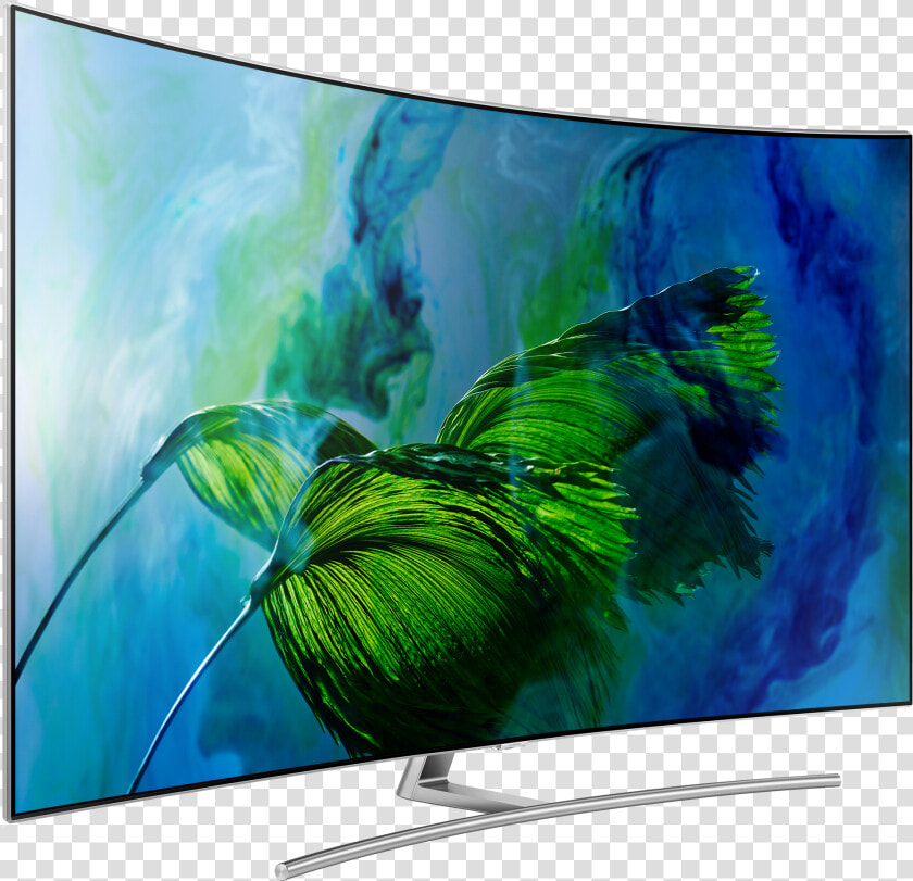 Samsung Qled 75 Curved  HD Png DownloadTransparent PNG