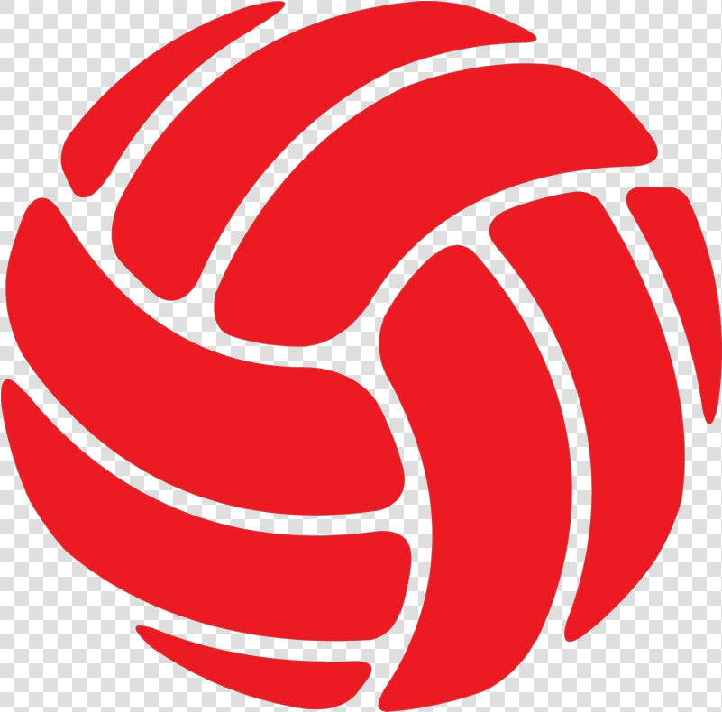 Volleyball Volleyball  Red Rgb Ymca Clipart Transparent   Red And White Volleyball Clipart  HD Png DownloadTransparent PNG