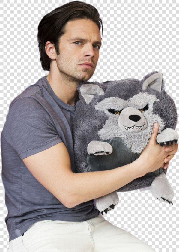  sebastianstan  sebastian  stan   Sebastian Stan With Wolf  HD Png DownloadTransparent PNG