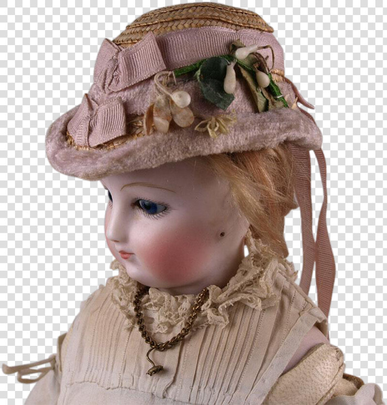 Wonderful Antique Straw Hat For French Fashion Doll  HD Png DownloadTransparent PNG