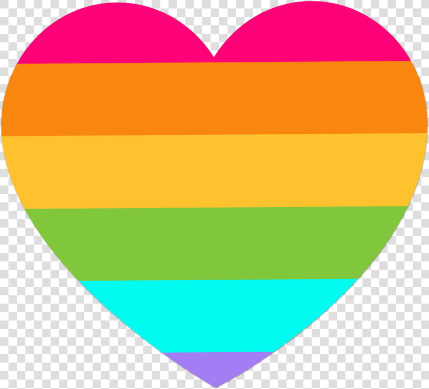 Rainbow Euclidean Vector Clip Art   Clipart Rainbow Heart Free  HD Png DownloadTransparent PNG