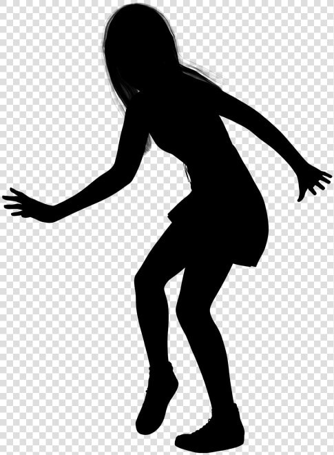 Silhouette  Girl  Woman  Young  Teenager  Dance   Transparent Silhouette Of Girl Png  Png DownloadTransparent PNG