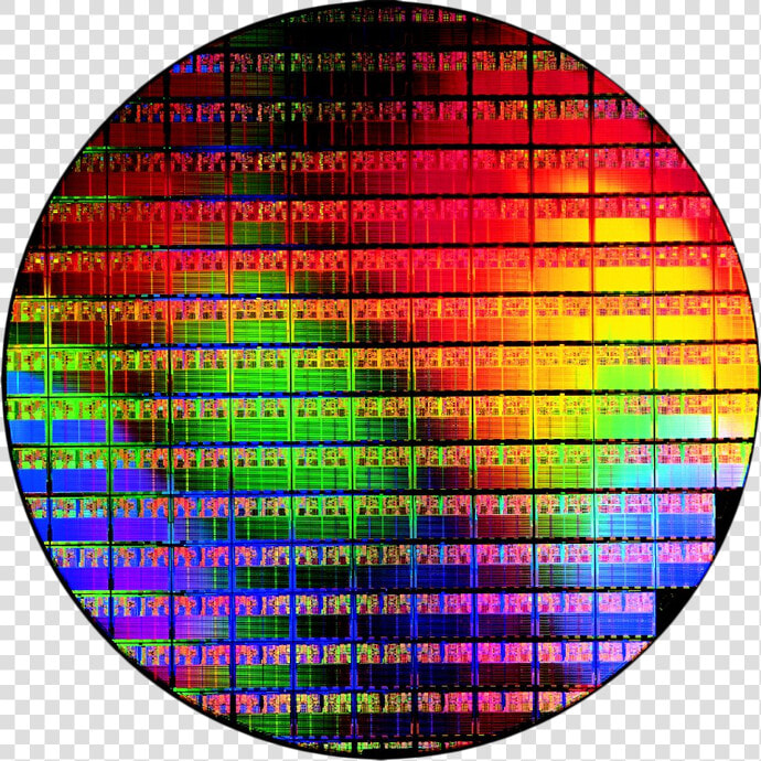 Silicon Wafer   Image   Gamersnexus   Net   Semiconductor Wafer Png  Transparent PngTransparent PNG