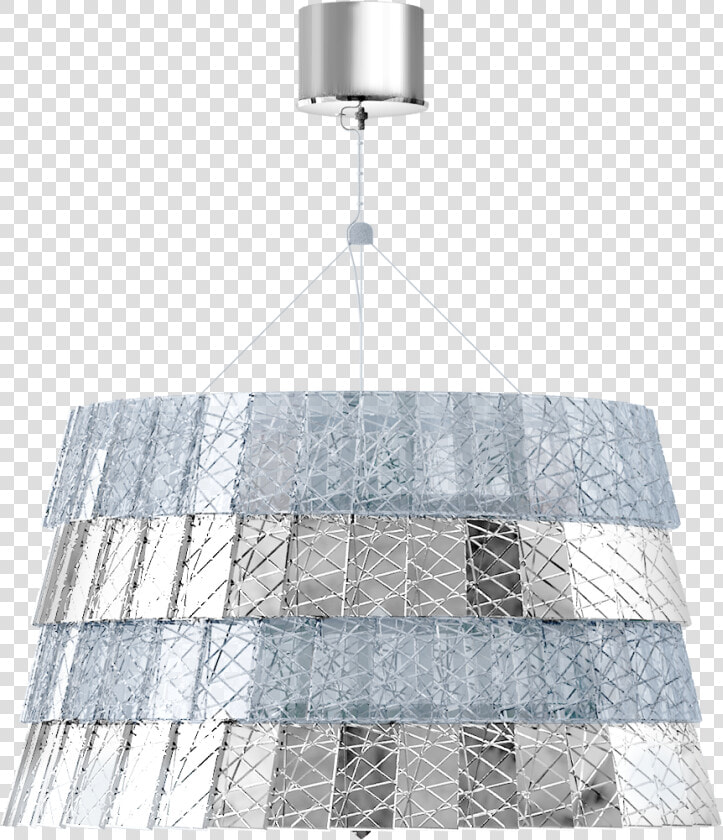 Tuile De Cristal Ceiling Large Size Frozen Silver3d   Lampshade  HD Png DownloadTransparent PNG