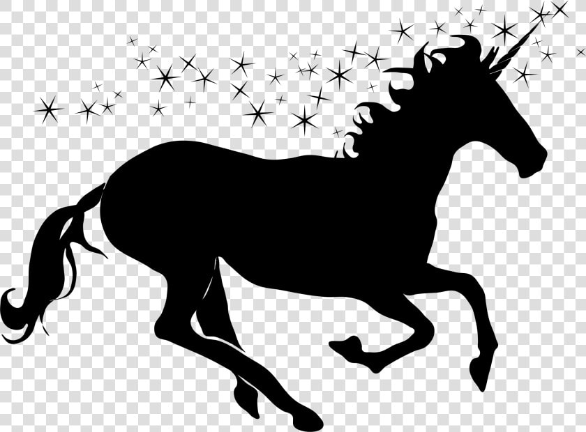 Sparkling Unicorn Silhouette Transparent Png Image   Unicorn Silhouette Png  Png DownloadTransparent PNG