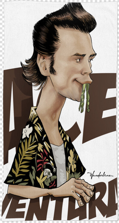 Toalha Ace Ventura De Wanderline Freitasna   Illustration  HD Png DownloadTransparent PNG