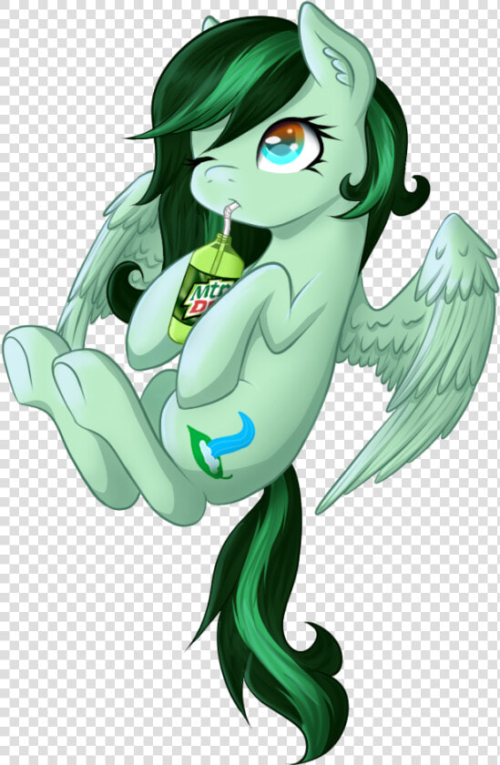 Feaniethemeanie  Female  Mare  Mountain Dew  Oc  Oc   Cartoon  HD Png DownloadTransparent PNG