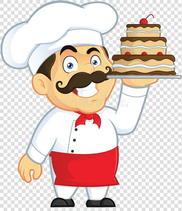 700px Chef Chocolate Cake Clipart Picture Cartoon Character  HD Png DownloadTransparent PNG