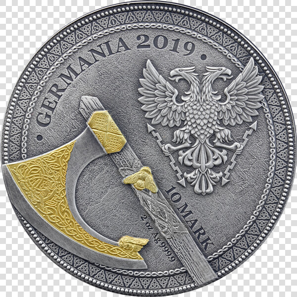 Germania 2019 Silver Coin Reverse   Silver  HD Png DownloadTransparent PNG