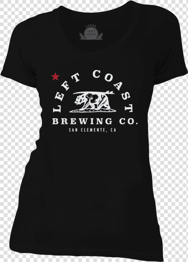 Left Coast Womens Bear And Board Black Shirt   Team Black Sheep T Shirt  HD Png DownloadTransparent PNG