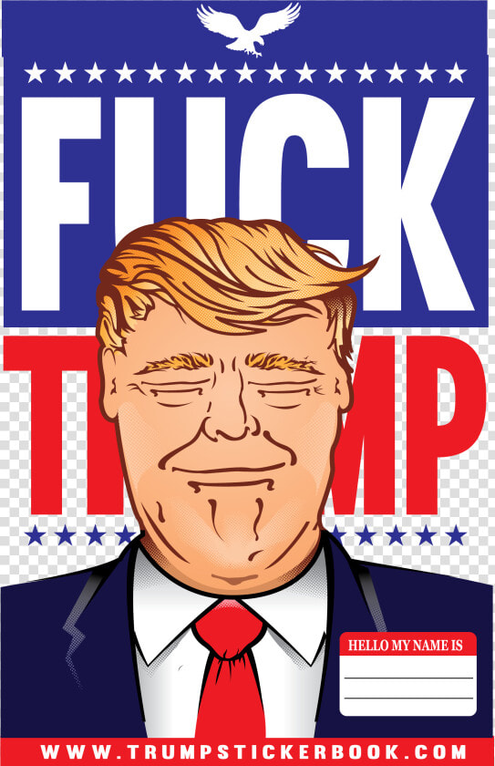 Flick Trump Sticker Book Www   Cartoon  HD Png DownloadTransparent PNG