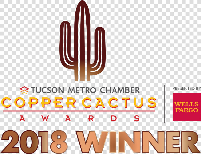 Tucson Metro Chamber Copper Cactus Awards 2018 Winner   Wells Fargo  HD Png DownloadTransparent PNG