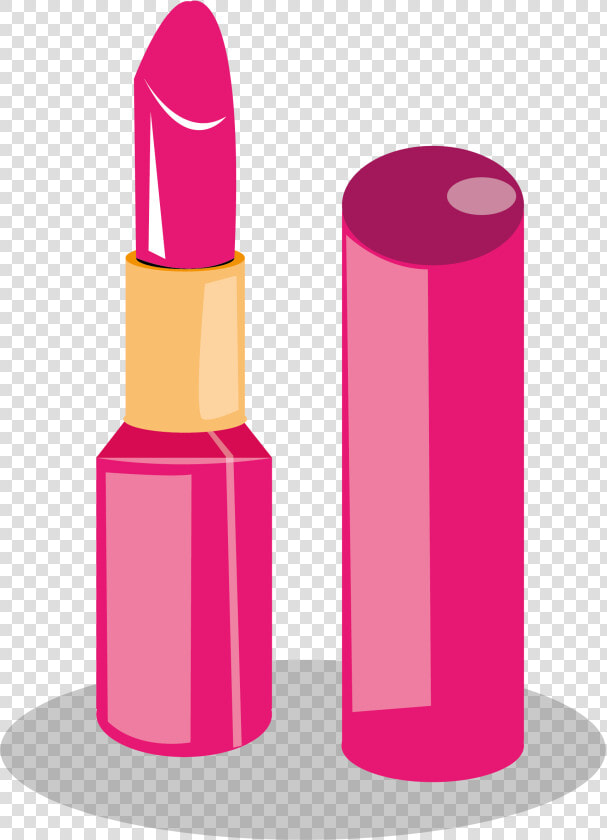 Pink Lipstick Cartoon Clipart   Png Download   Lipstick Clipart Png  Transparent PngTransparent PNG