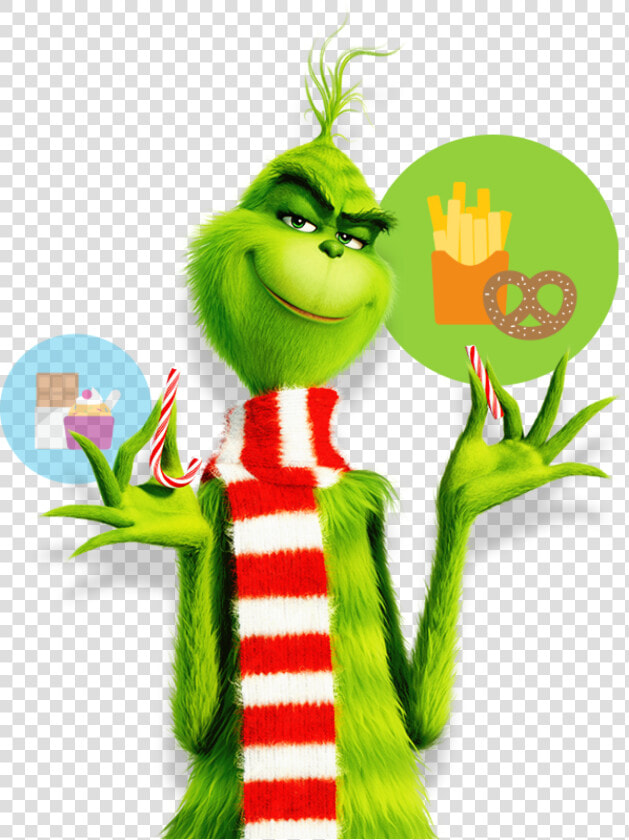 The Grinch Breaks A Sweet Candy Cane   Grinch Breaking Candy Cane  HD Png DownloadTransparent PNG