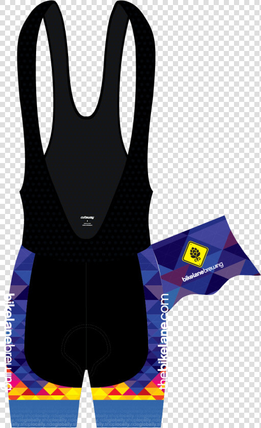 The Bike Lane Bib Shorts Class   Vest  HD Png DownloadTransparent PNG