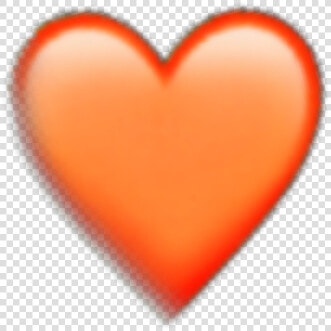  orange  heart  emoji  iphone  sticker  random  remixit   Heart  HD Png DownloadTransparent PNG