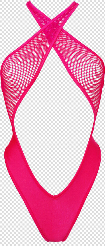 Anastasia Sexy Fishnet Rave Bodysuit   Neon Pink bodysuits   Lingerie Top  HD Png DownloadTransparent PNG