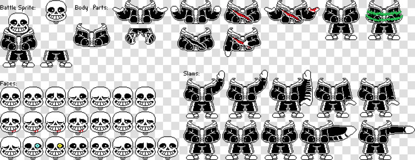 Sans Face Sprite Png   Sans Battle Sprite Sheet  Transparent PngTransparent PNG