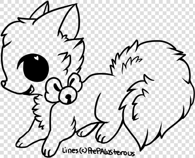 Adoptable Lineart Chinchilla For Free Download   Prepawsterous Base  HD Png DownloadTransparent PNG