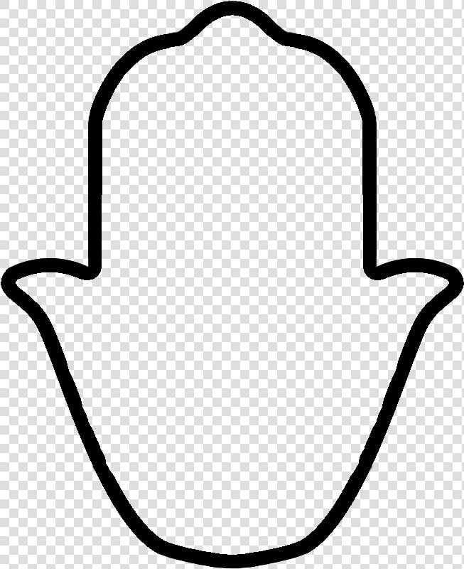 Hamsa Meaning And Pronunciation   Line Art  HD Png DownloadTransparent PNG