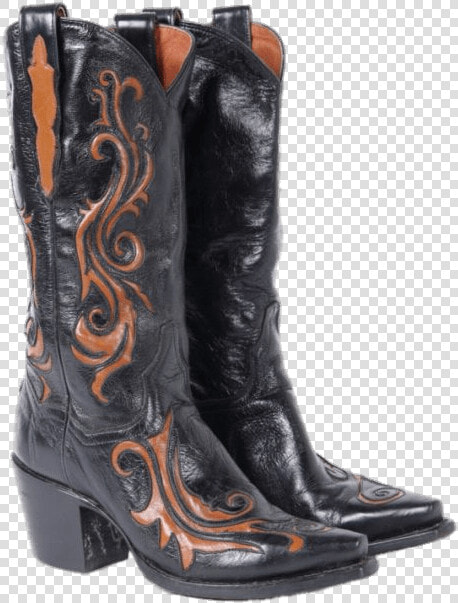 Black And Brown Vintage Cowboy Boots Clip Arts   Cowboy Boot  HD Png DownloadTransparent PNG