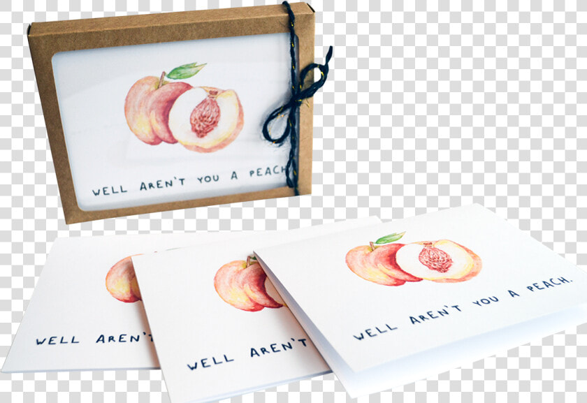 You Re A Peach Notecard Set   Pepperoni  HD Png DownloadTransparent PNG