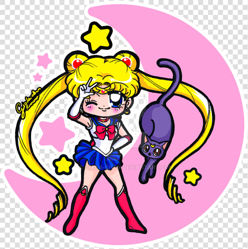 Sailor Moon Luna E Artemis  HD Png DownloadTransparent PNG