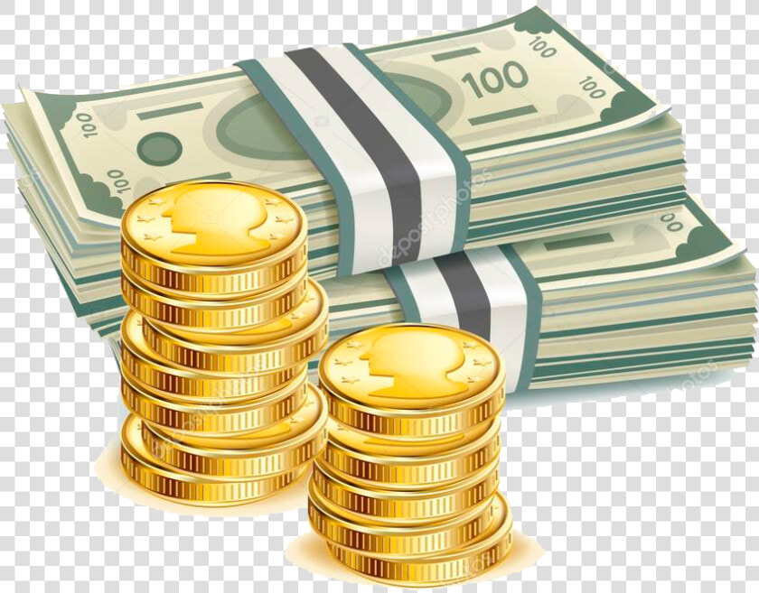 Gold Coin Money Banknote United States Dollar   Dollar And Gold Png  Transparent PngTransparent PNG